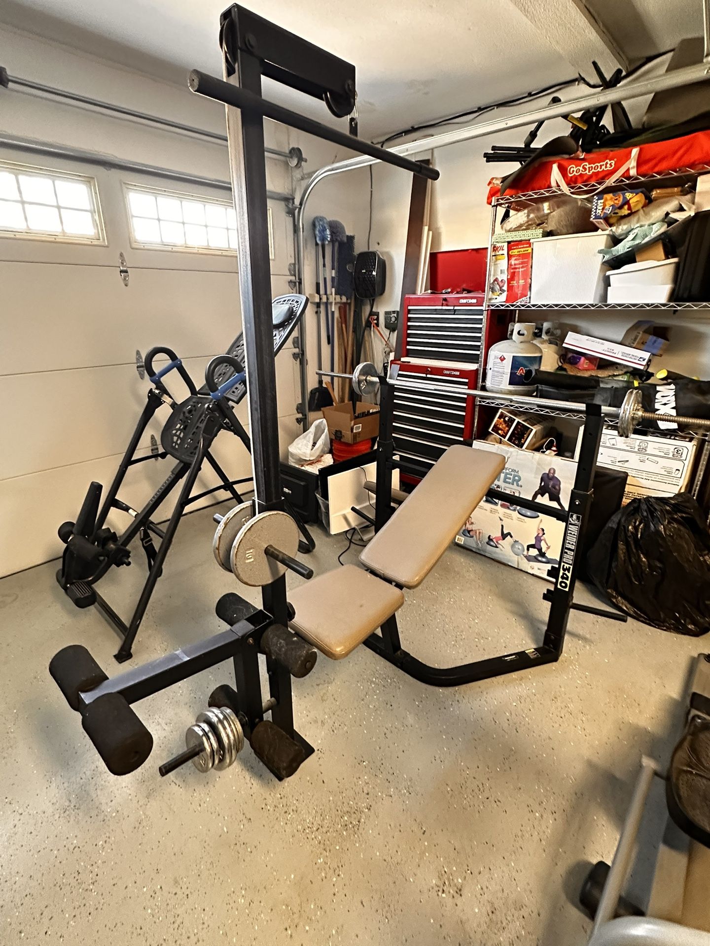 Weider Pro 340 weight bench