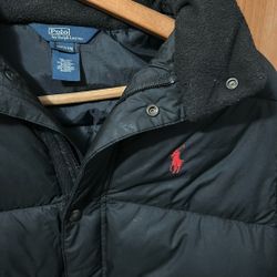 Ralph Lauren Polo Boys Size Medium ( 12/14 ) Winter Jacket With Inner Liner 