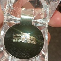 Vintage Engagement Ring Set