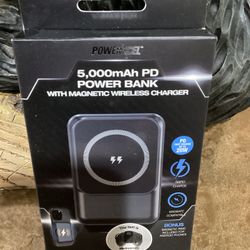 POWERXCEL 5,000Ah PD Power Bank Magnetic Wireless Charger 