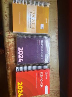 2024 Medical Coding Books Set of 3