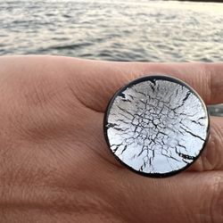 Ring-Murano Glass Unisex 