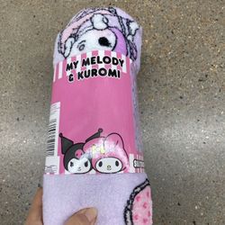 NWT My Melody & Kuromi Silk Touch Throw