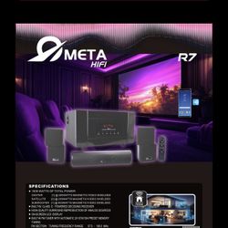  ⸻  Brand New Meta HiFi R7 Surround Sound System – Factory Sealed!
