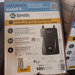 Electric tankless water heater