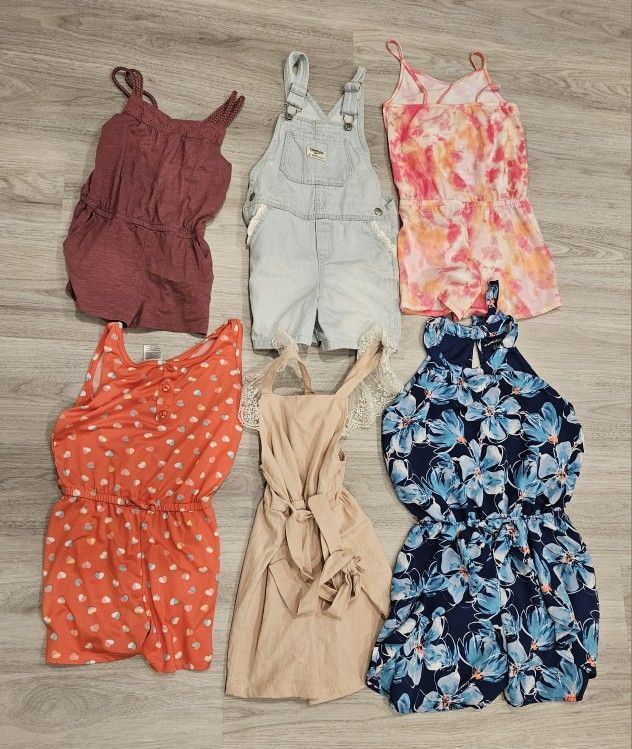 New Lot 6pc Girls Dresses Shein OshKosh Childrens Place