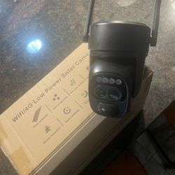 Solar Powered Security Cameras (2) 