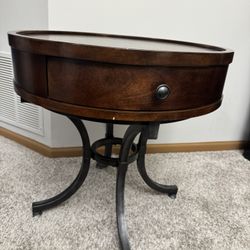 Walter E. Smithe Oval Side Table