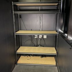 Heavy Duty Racks With Shelves - 2 Pcs 