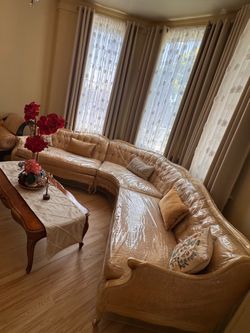 Couch & table