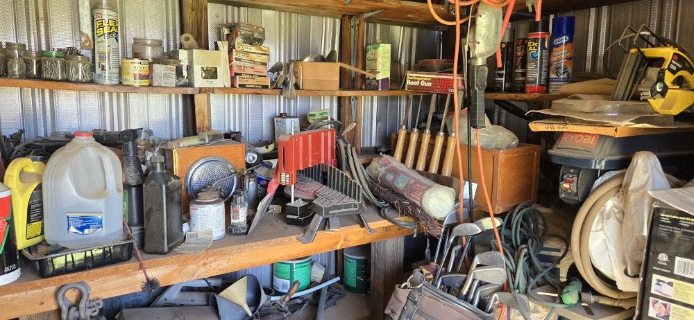 Shed Full Of Tools