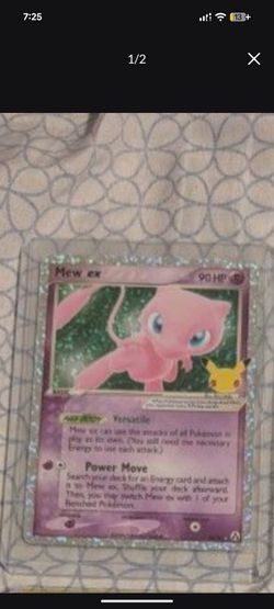 Pokemon card Mew ex #88/92 good condition