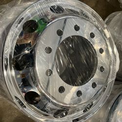 Rims / Wheel 22.5 X 8.25 Alcoa Style Forged Aluminum Wheel Hub Piloted 10 Hand Holes