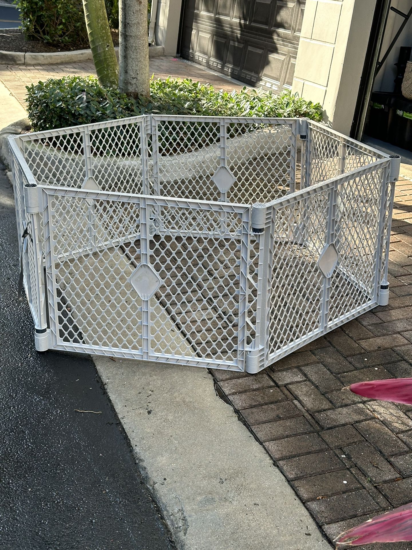 6 Panel Pet Super Yard Play Yard Fence Gate Each Panel Is 34w 26h
