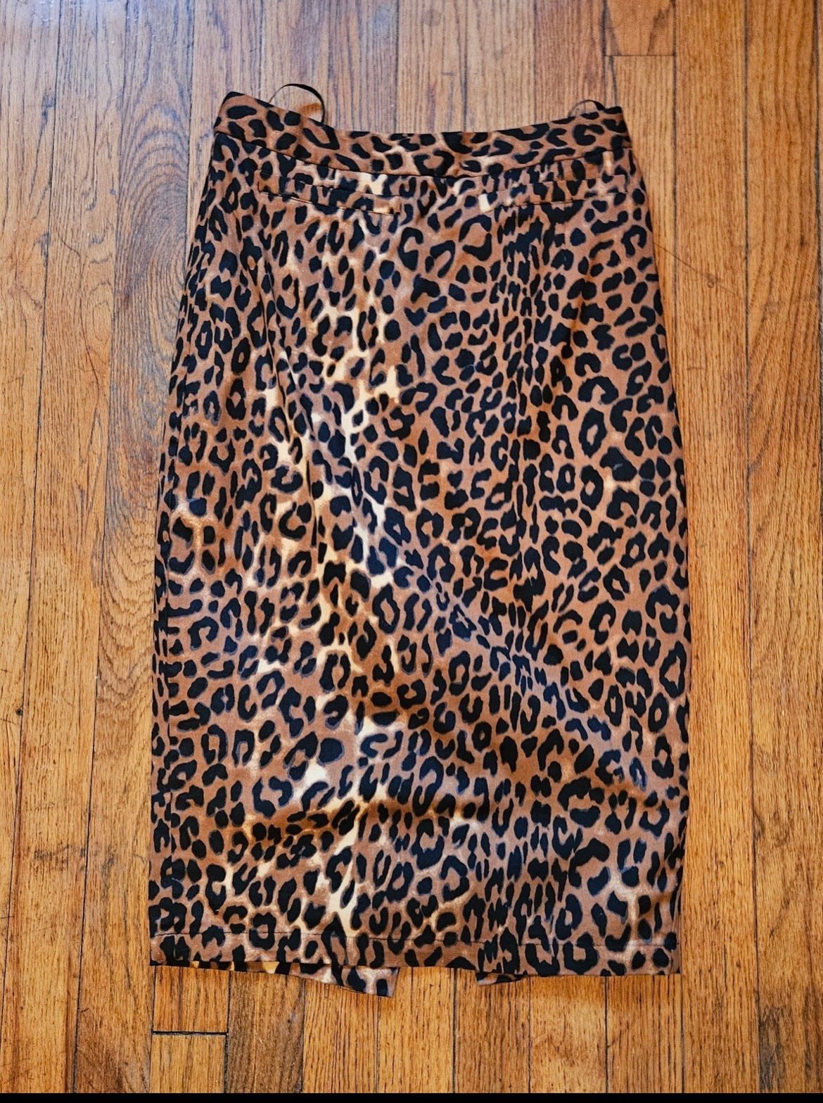 Leopard Print Pencil Skirt