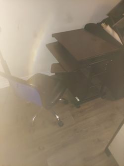 Computer Desk And Nice Chair 