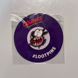 Courage the Cowardly Dog Pin - Loot Crate 2018 Exclusive