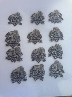 2024 WORLD SERIES PATCHES