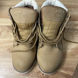 Route 66 Leather Tan Boots