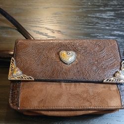 Vintage Y2k Heart Cross Body Purse