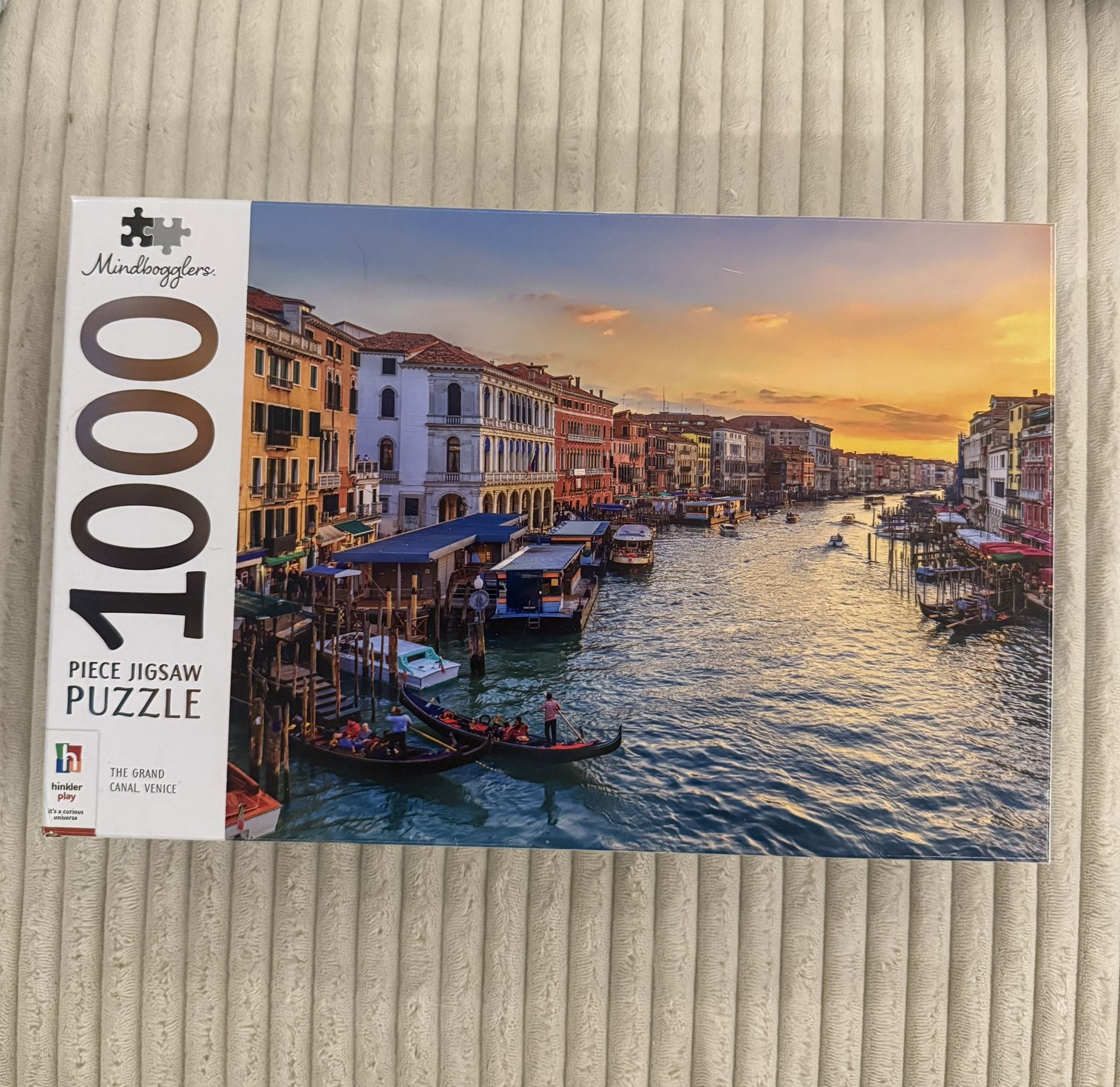 Mindbogglers 1000-piece jigsaw puzzle of the Grand Canal in Venice, Italy