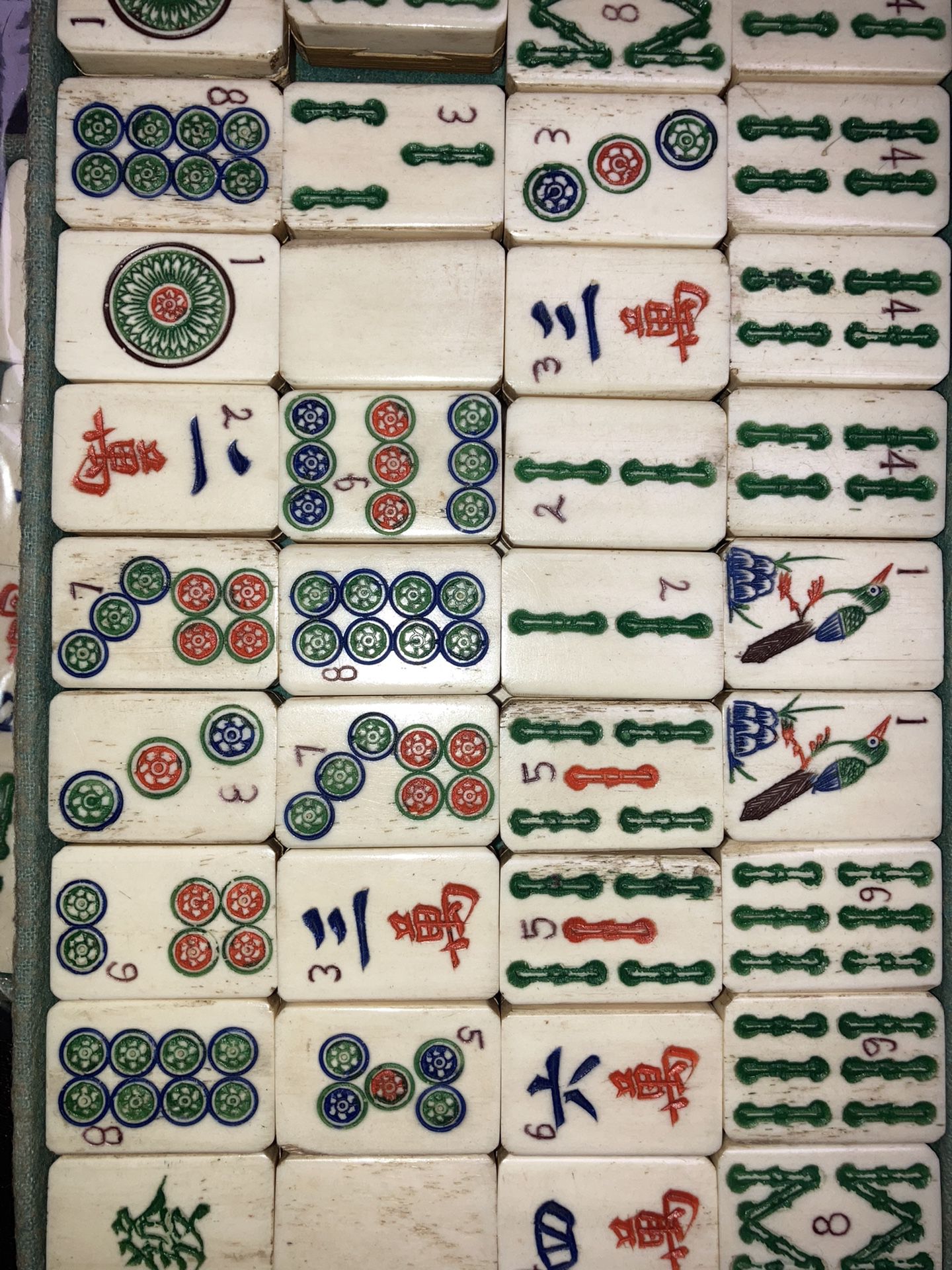 Vintage Bone & Bamboo Mahjong Set. C. 1950 for Sale in Scottsdale, AZ -  OfferUp