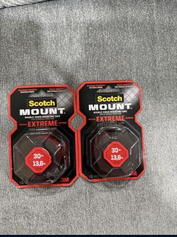 1 in. x 1.66 yds. Permanent Double Sided Extreme Mounting Tape