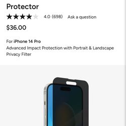 InvisibleShield Glass Elite Privacy 360 Apple iPhone 14 Pro