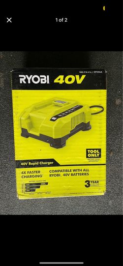 RYOBI40V Lithium-​Ion Rapid Charger