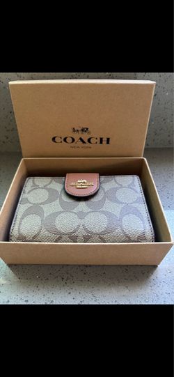 Coach Snap Wallet in Signature Canvas