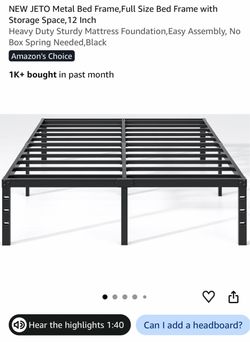 Bed frame full