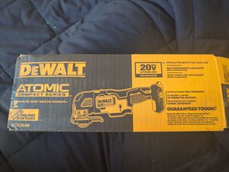 DeWalt
DCS354B
20V MAX* ATOMIC  Brushless Cordless Oscillating Multi-Tool (Tool Only)