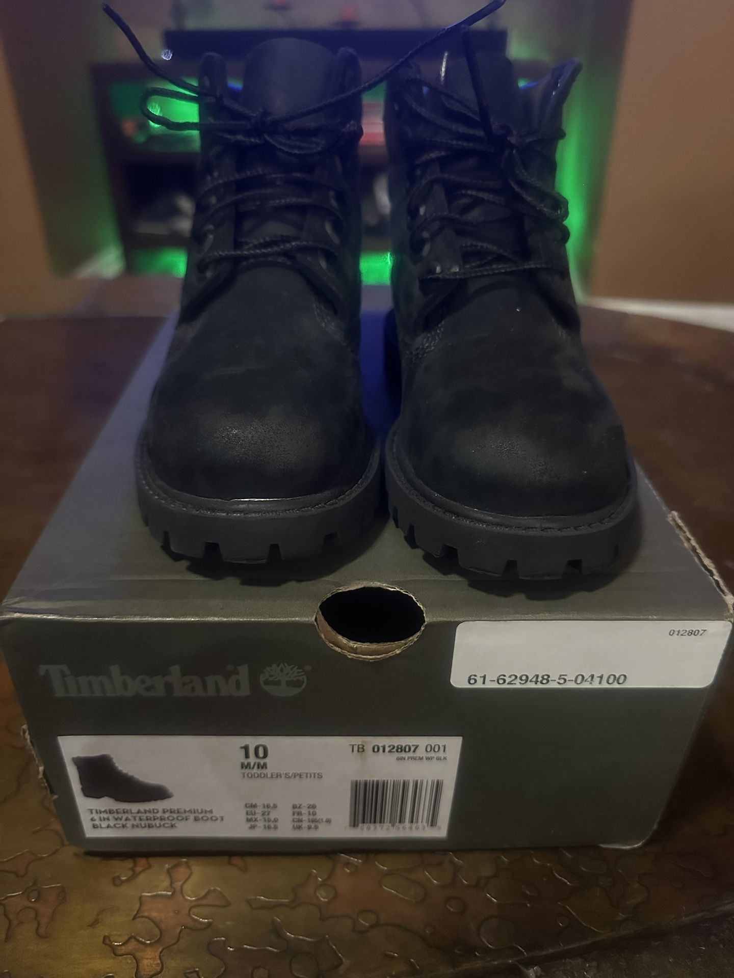 Timberland Premium Boots Black in Size 10c Toddler/Kids