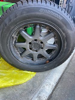 20in Hankook studded tires and wheels