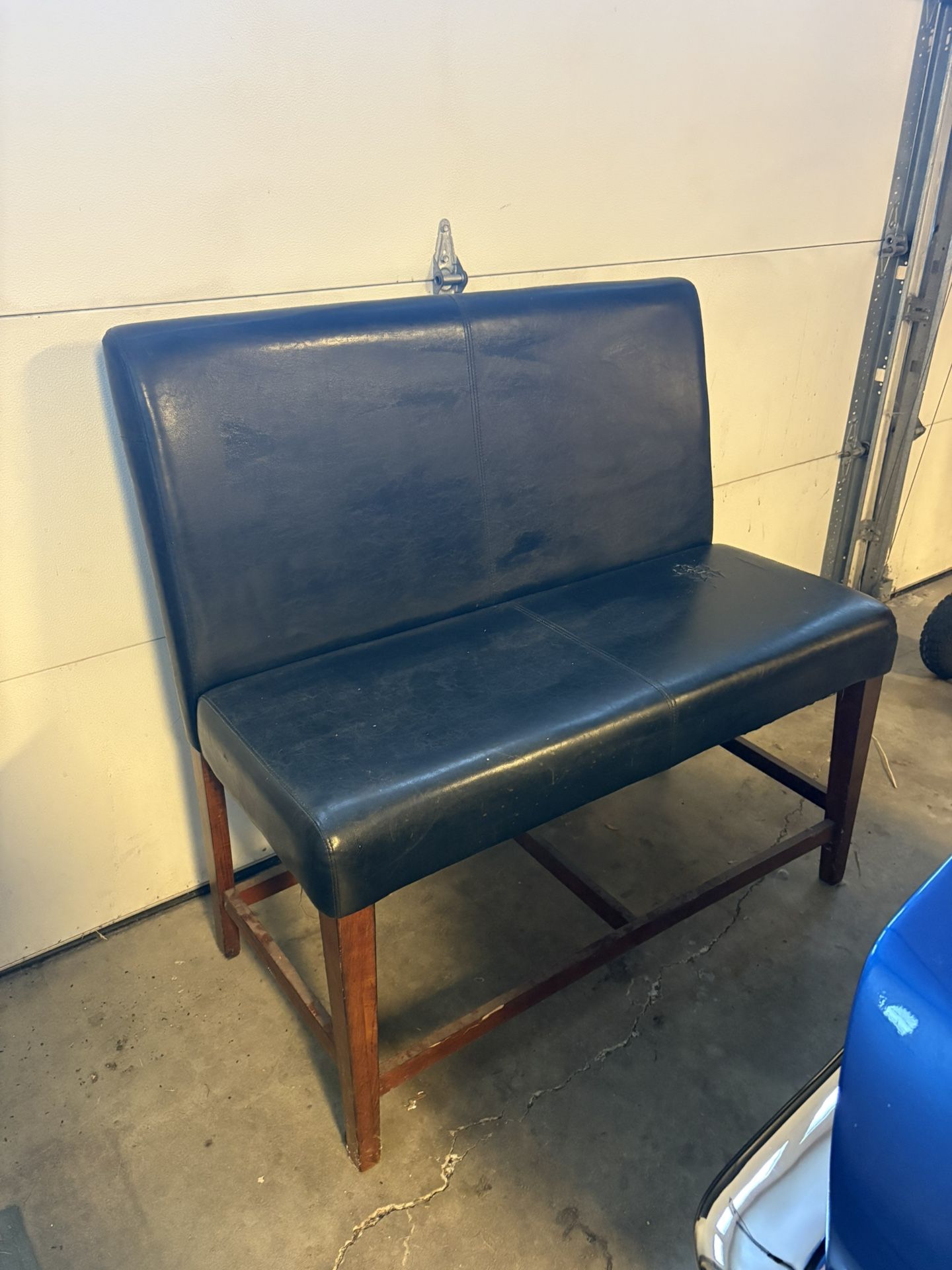 Double Kitchen Table Black Seat