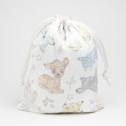 Bambi Fabric Gift Bags, Set of 10