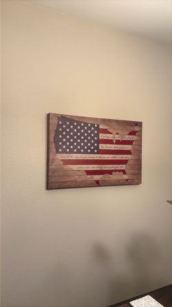 American Flag wall decor