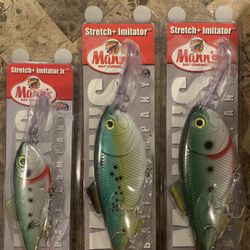 Mann’s Stretch Lure Lot