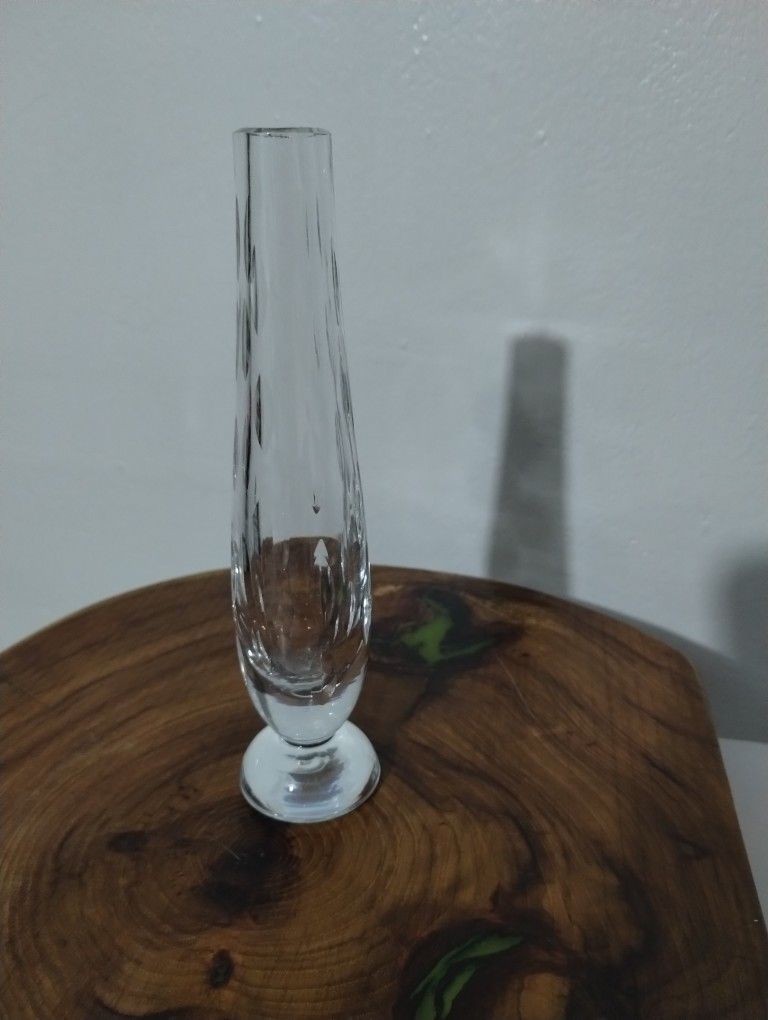 VINTAGE WATERFORD CRYSTAL BUD VASE 7"×1.6" - W3
