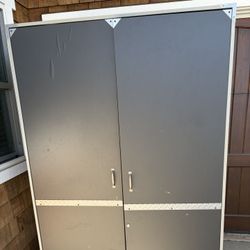 Large Coleman Garage Storage Cabinet Free