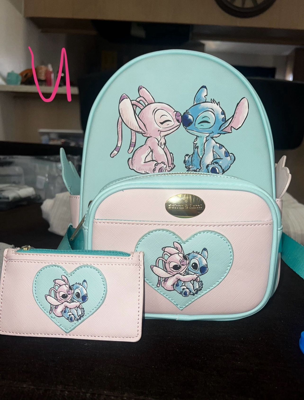 Stitch & Angel Mini Backpack 