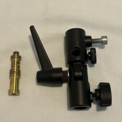 Manfrotto Camera Flash Mount  Light Stand Bracket Umbrella Holder 
