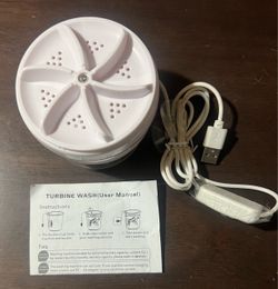 Compact Portable Travel Washing Machine