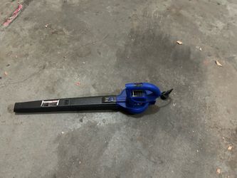 Sun Joe Corded Electric Leaf Blower Machine, 155 MPH, 260 CFM, 6-Amp Motor, Blue - Portable and Lightweight Gardening Equipment for Yard Care and Lawn