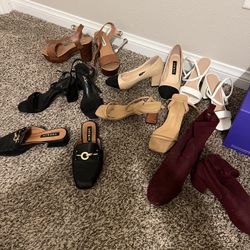 Heels 5.5 Steve Madden, Lulus And More - Very Good Condition