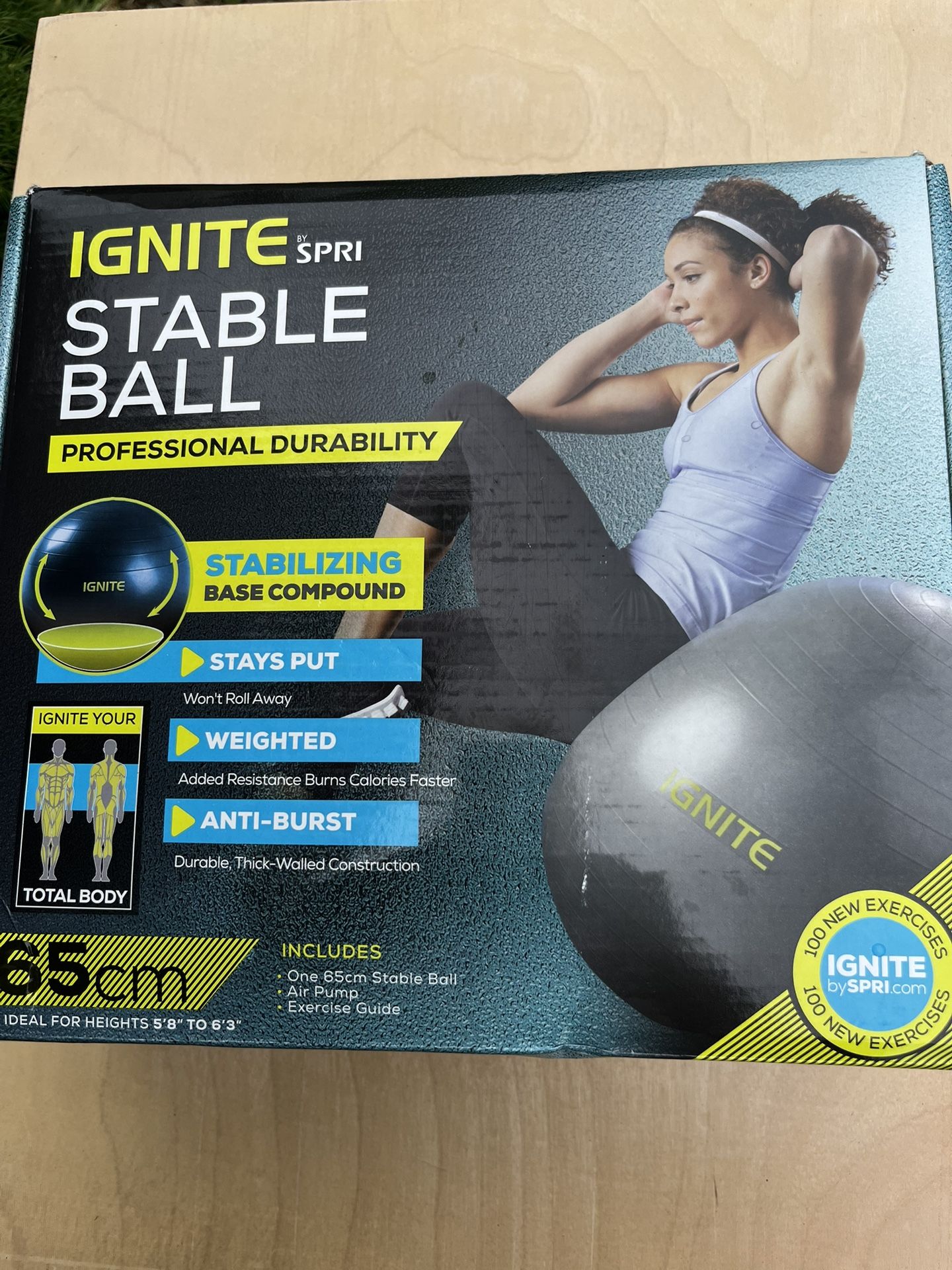 IGNITE Stable Ball 65 Cm ( New In Box )