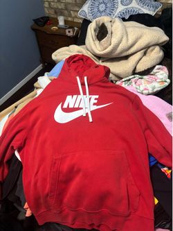 Red Nike Hoodie