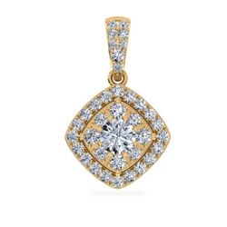 REAL 14K YELLOW GOLD PENDANT 