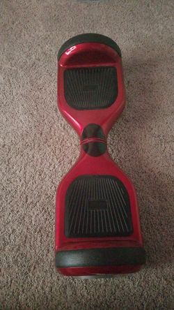 Red hover board