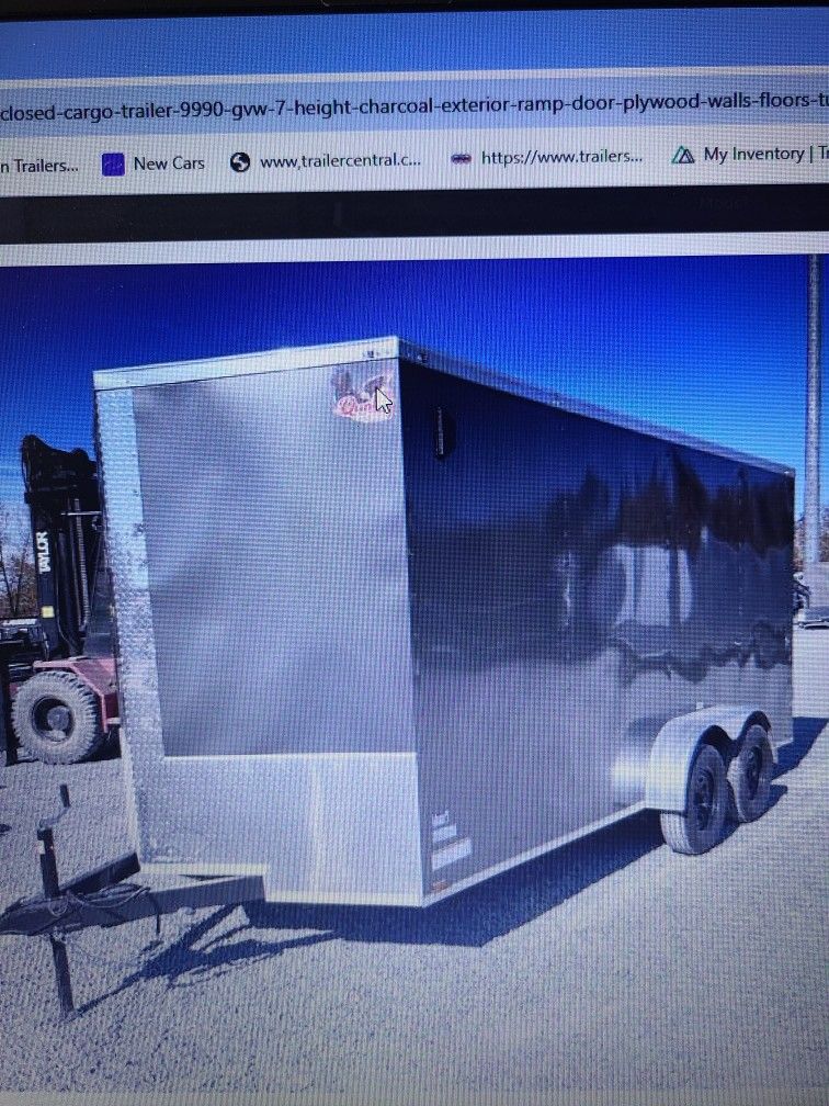 2025 AMERICAN SPARTAN TRAILERS 7 ' X 16 ' G V W R 7000 LBS..